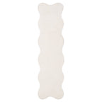 Ollie Scalloped Irregular Runner Ivory