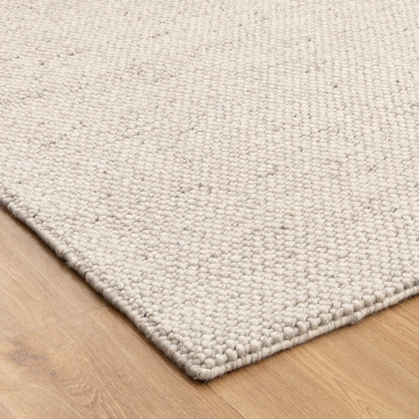Beau Ivory Chunky Wool Rug