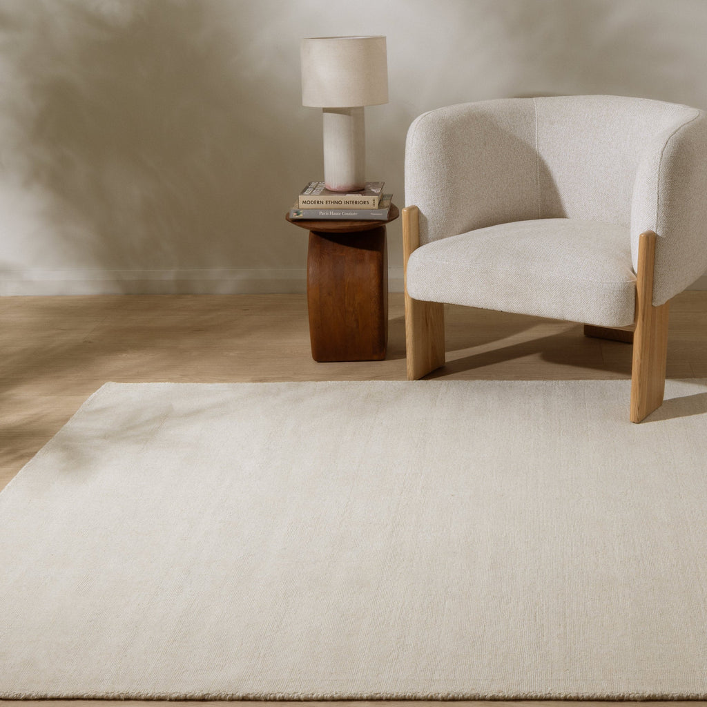 Mesa Ecru Wool Handmade Rug