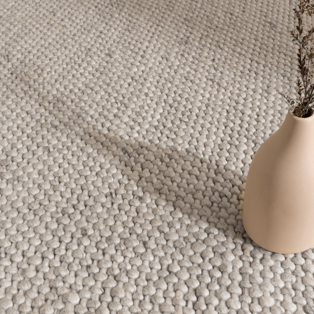 Beau Ivory Chunky Wool Rug