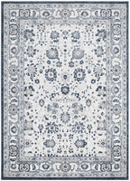 Maya Floral Traditional Blue Rug - M102