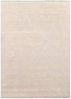 Charleston Hand-Knotted Wool Rug Beige