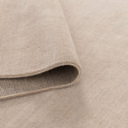 Charleston Hand-Knotted Wool Rug Beige