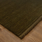 Charleston Hand-Knotted Wool Rug Green