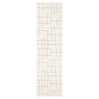 Mila Abstract Lines Brown Cream Rug - MIL10: New Arrival