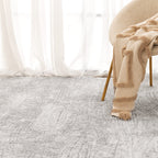Nola Carved Grey Rug - N003