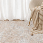 Nola Carved Beige Rug - N005