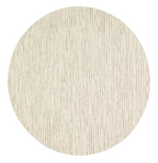 Nordic Brown Reversible Wool Round Rug