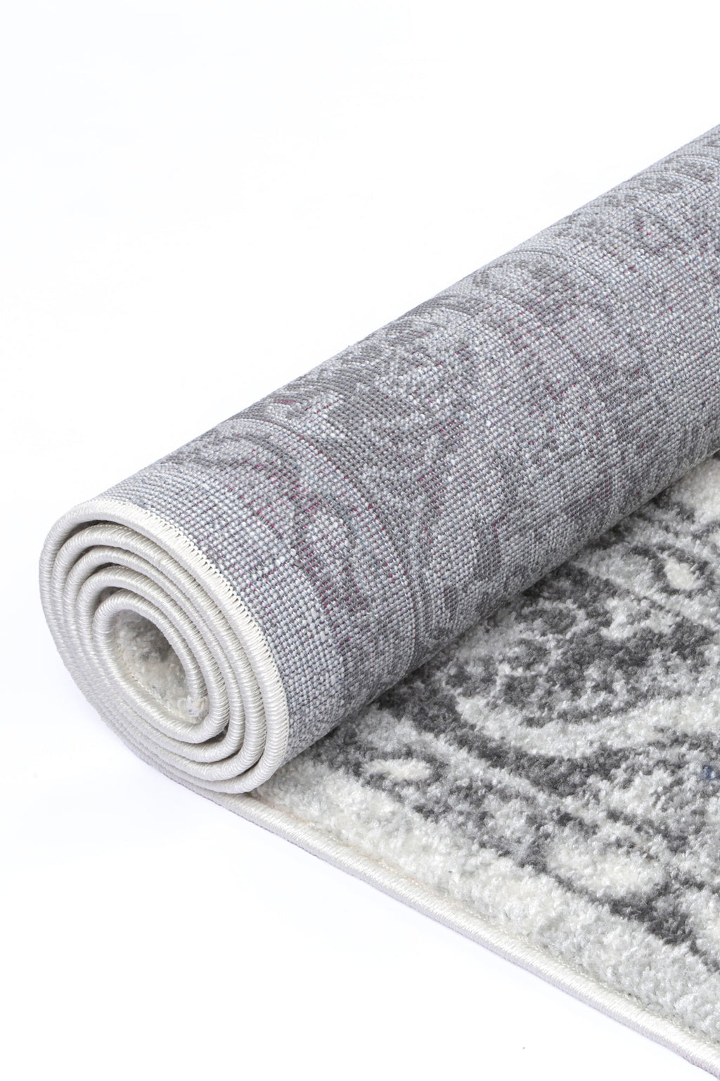Provence Cosquer Cream Grey Traditional Rug - PROV03