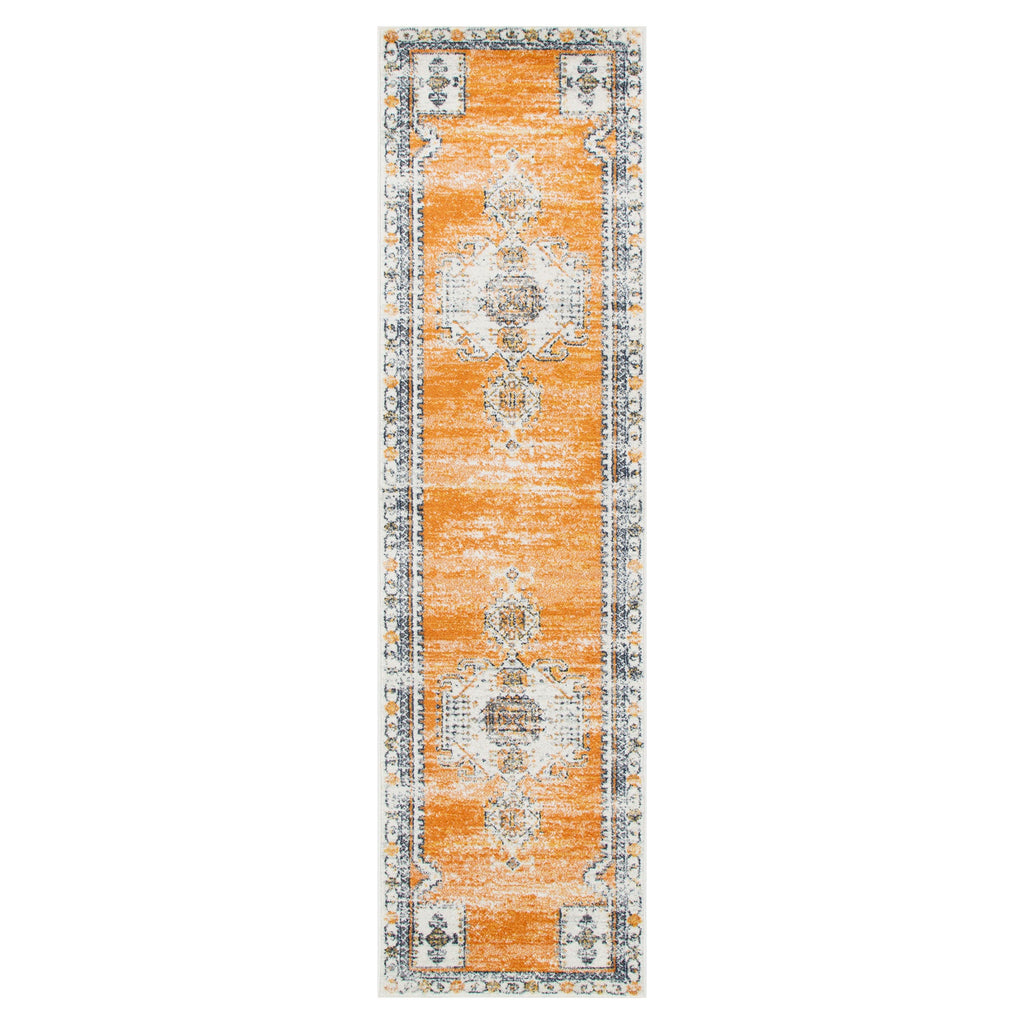 Provence Taza Terracotta Cream Transitional Rug - PROV07