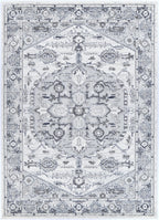 Provence Gaul Traditional Grey & Cream Rug â€“ PROV08