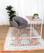 Provence Pagnol Rust Multi Traditional Rug - PROV20