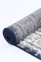 Provence Ventoux Navy Multi Traditional Rug - PROV21