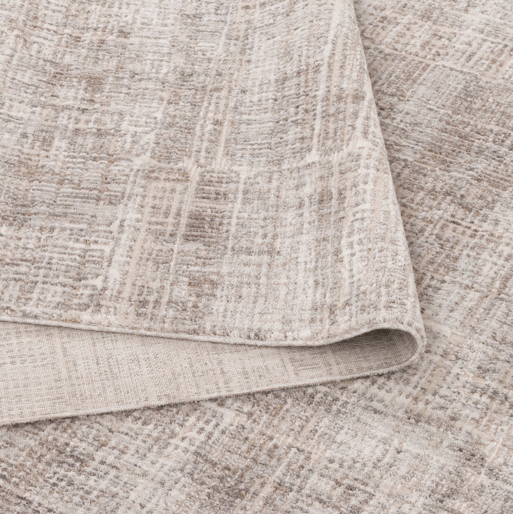 Solenne Beige Abstract Rug - S500