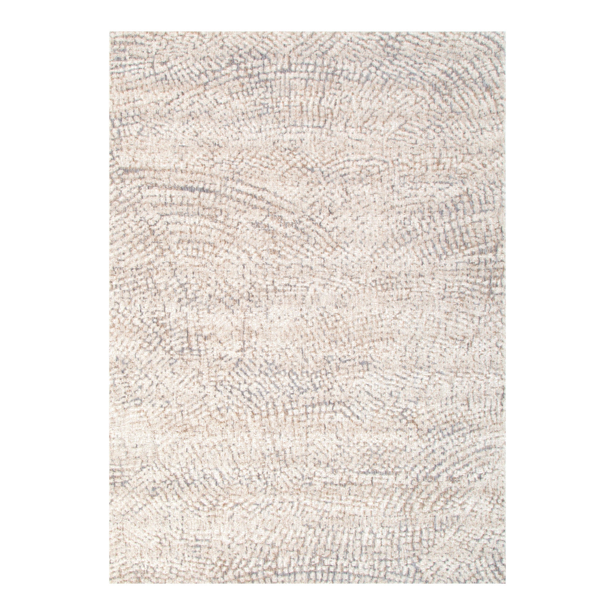 Solenne Mosaic Soft Tide Beige Grey Rug - S900