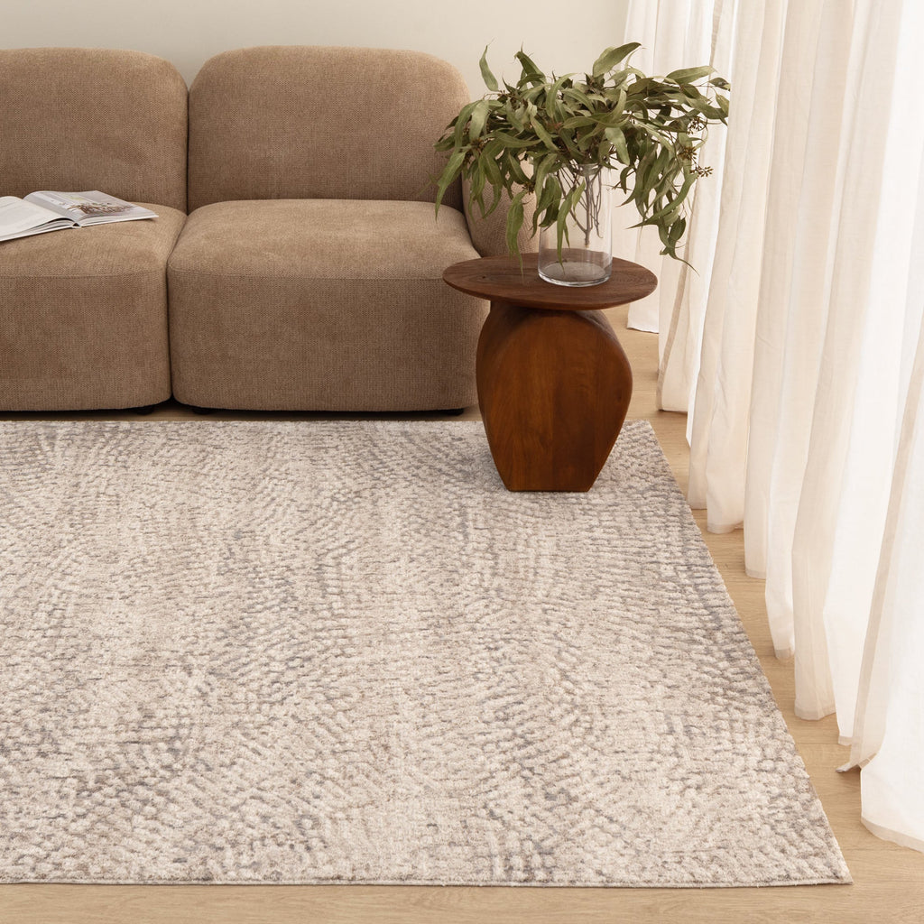 Solenne Mosaic Soft Tide Beige Grey Rug - S900