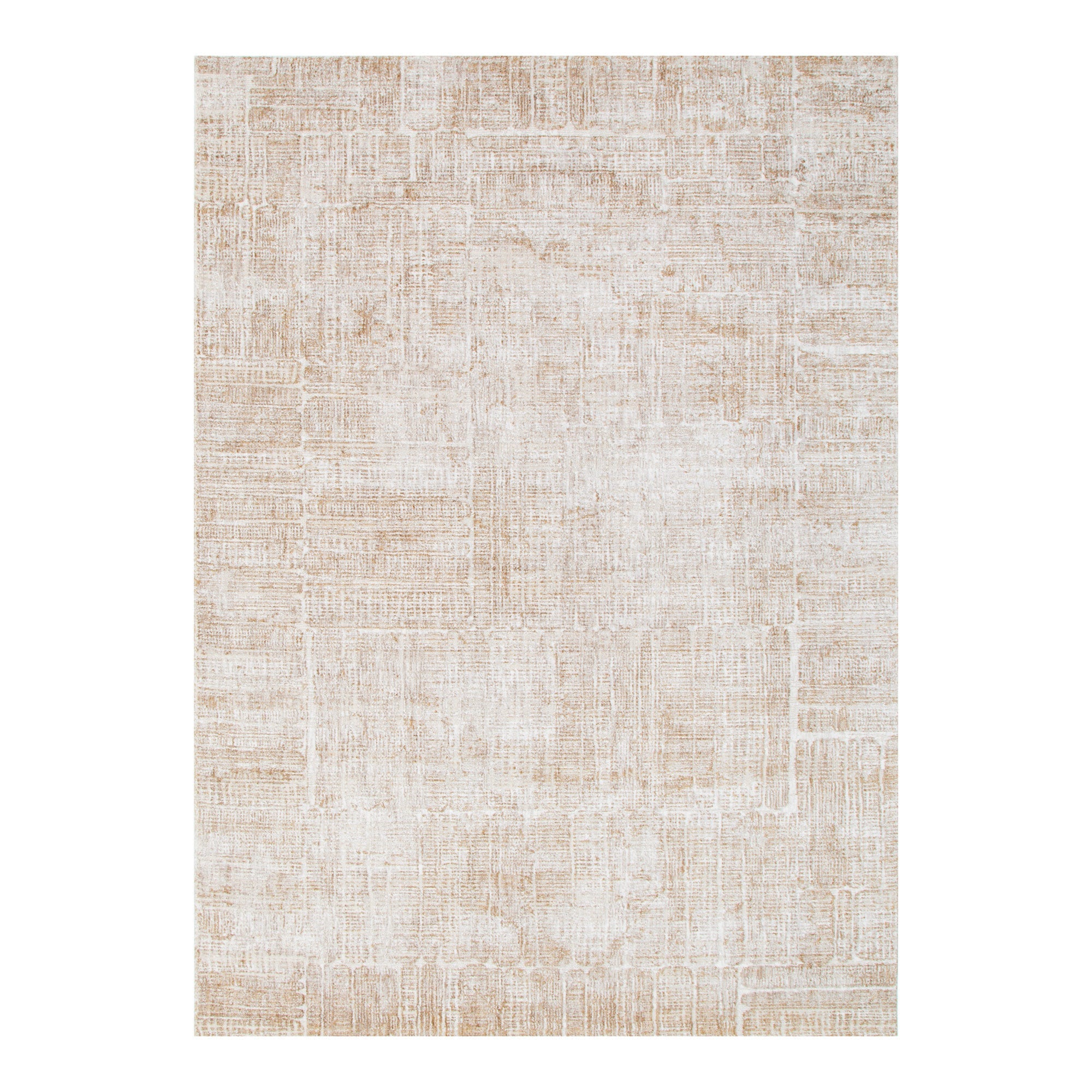 Solenne Distressed Cream Mustard Rug - S901