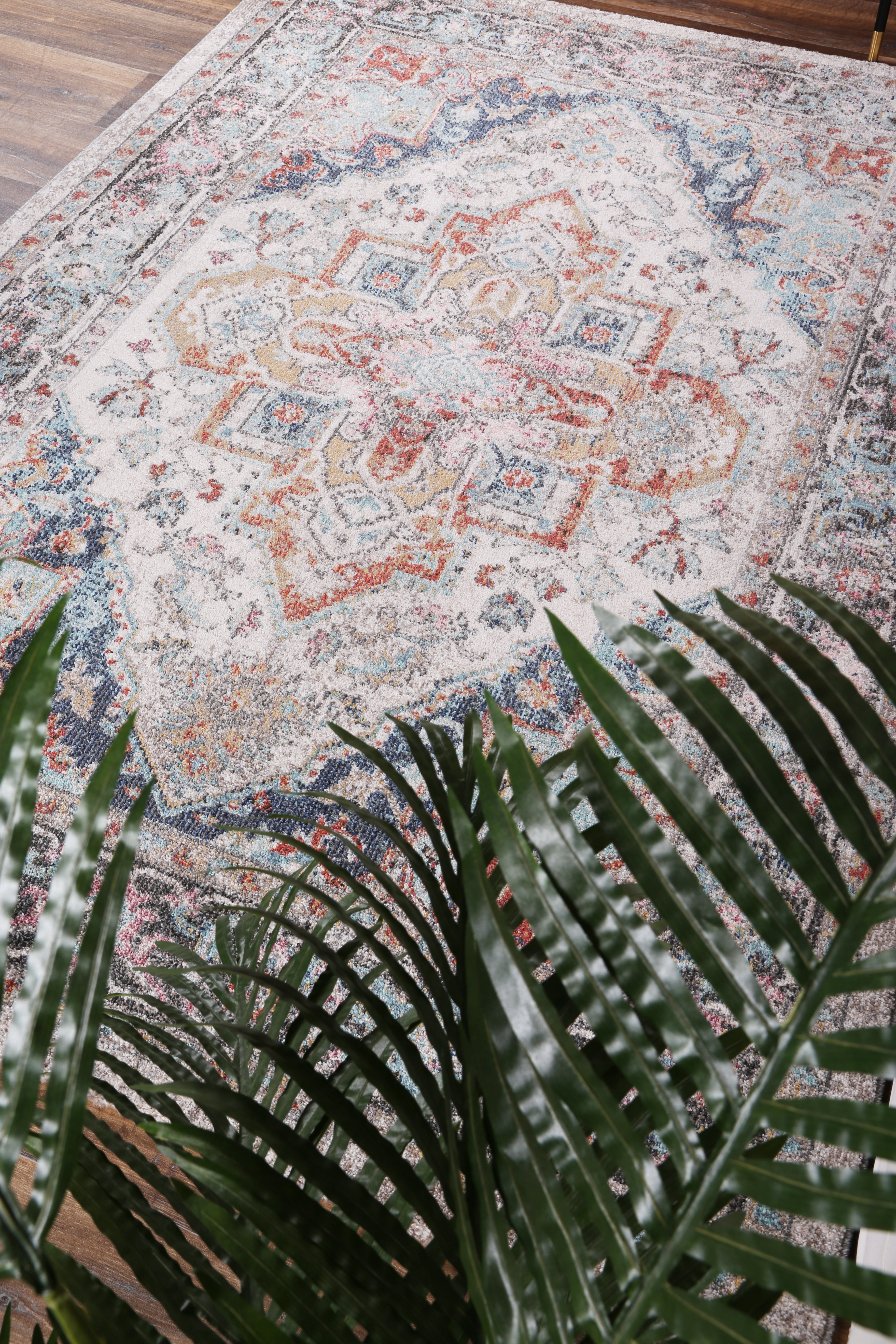 Salsa Yanet Ivory & Multi Rug
