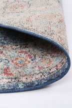 Salsa Brentwood Transitional Navy Round Rug