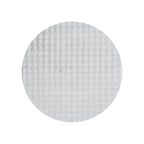 Purity Washable Round Rug Silver