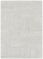 Seren Silver Modern Wool Rug