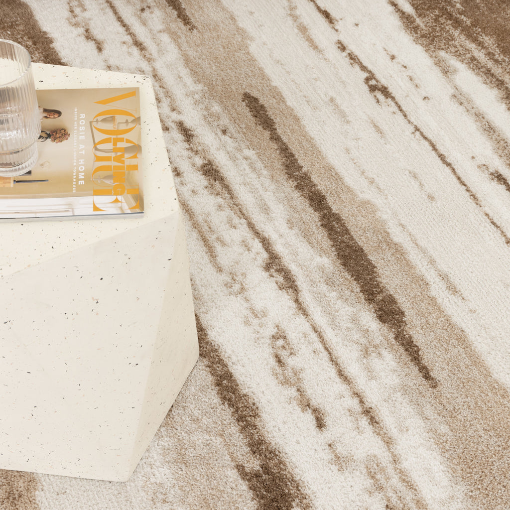 Edition Watercolour Lines Brown Rug