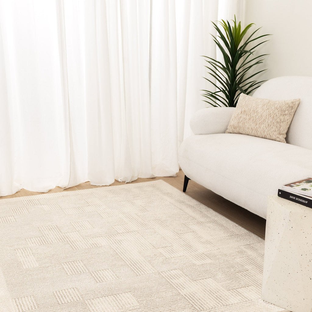 Edition Abstract Lines Beige Rug