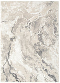 Edition Marble Abstract Grey Rug