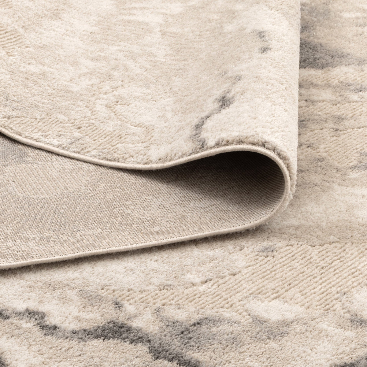 Edition Marble Abstract Grey Rug