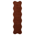 Ollie Scalloped Irregular Runner Terracotta