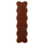 Ollie Scalloped Irregular Runner Terracotta