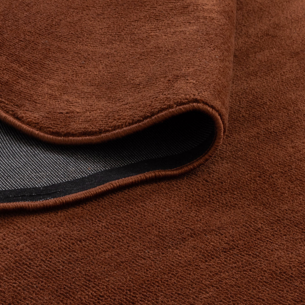Ollie Scalloped Irregular Rug Terracotta