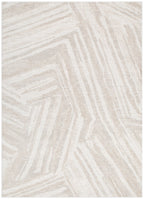 Toscana Geo Lines Beige Cream Rug - TOS1