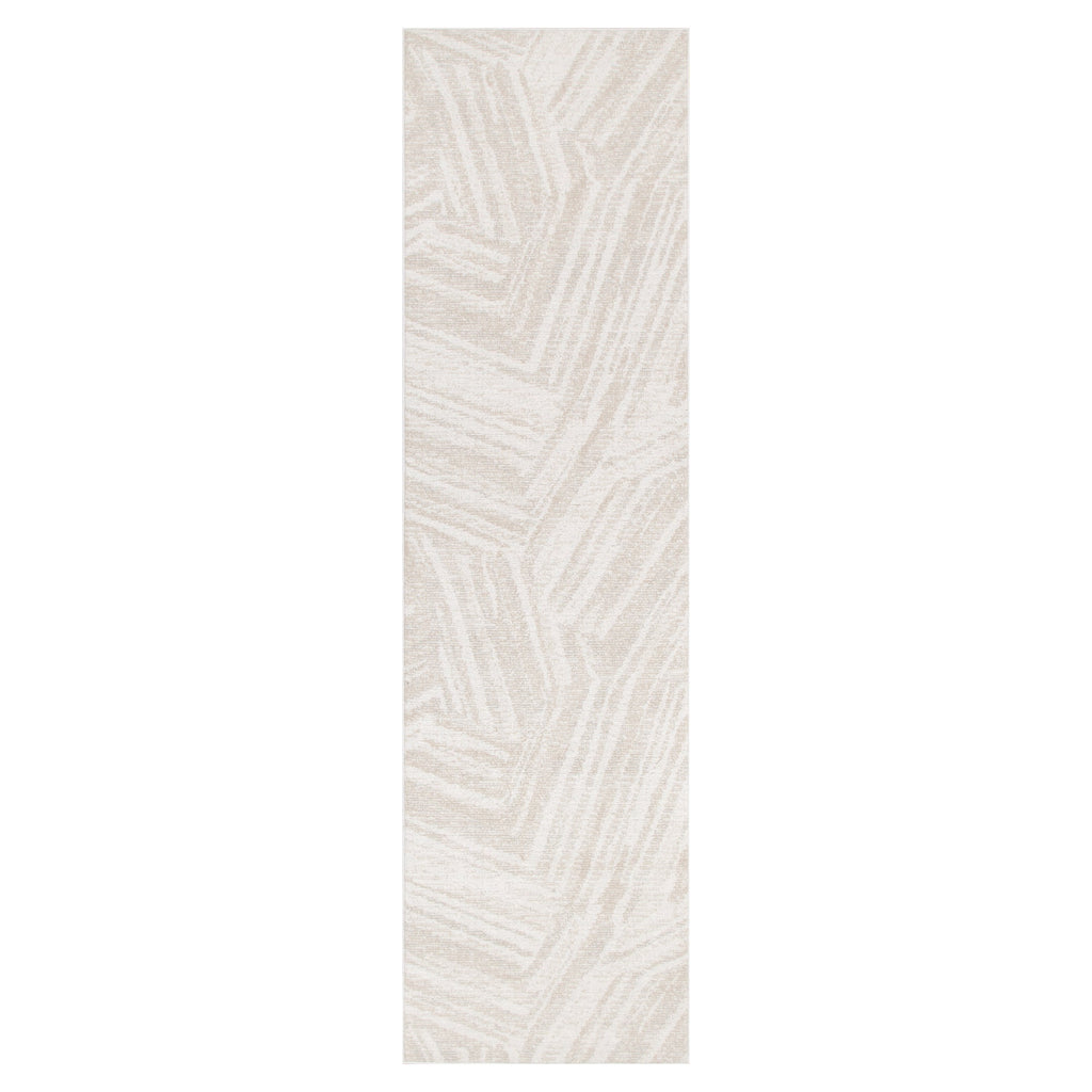 Toscana Geo Lines Beige Cream Rug - TOS1