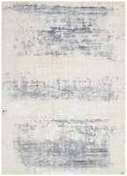 Toscana Distressed Splash Beige Blue Rug TOS5