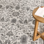 Sierra Oriental Border Grey Rug